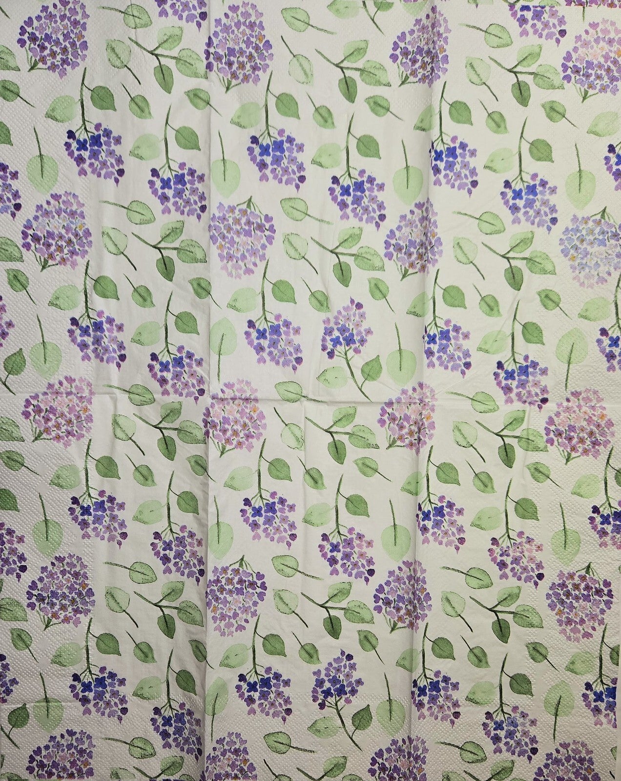 TWO Individual Paper Guest Decoupage Napkins - 2829 Purple Lilacs