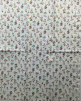 TWO Individual Paper Guest Decoupage Napkins - 1458 Red Blooms Galore