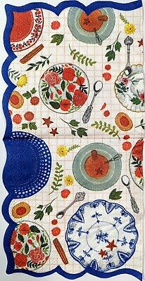 TWO Individual Paper Cocktail Decoupage Napkins - 1691 Decorative Plates