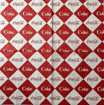 TWO Individual Paper Lunch Decoupage Napkins - 1613 Retro Coca-Cola