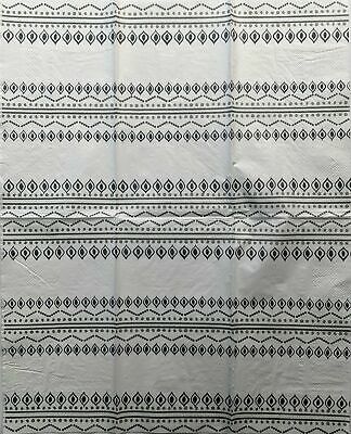 TWO Individual Paper Guest Decoupage Napkins - 1452 Hamilton Patterned Decor