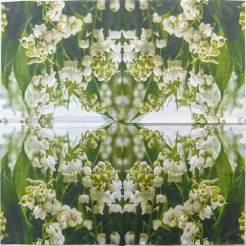 TWO Individual Paper Lunch Decoupage Napkins - Printanier Garden In Bloom 1195