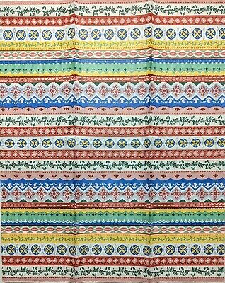 TWO Individual Paper Guest Decoupage Napkins - 1828 Folk Christmas Pattern