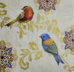 TWO Individual Paper Lunch Decoupage Napkins - 2408 Rainbow Birds with Gold