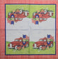 TWO Individual Paper Cocktail Decoupage Napkins - 2628 Patriotic Dog and Truck