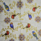 TWO Individual Paper Lunch Decoupage Napkins - 2408 Rainbow Birds with Gold