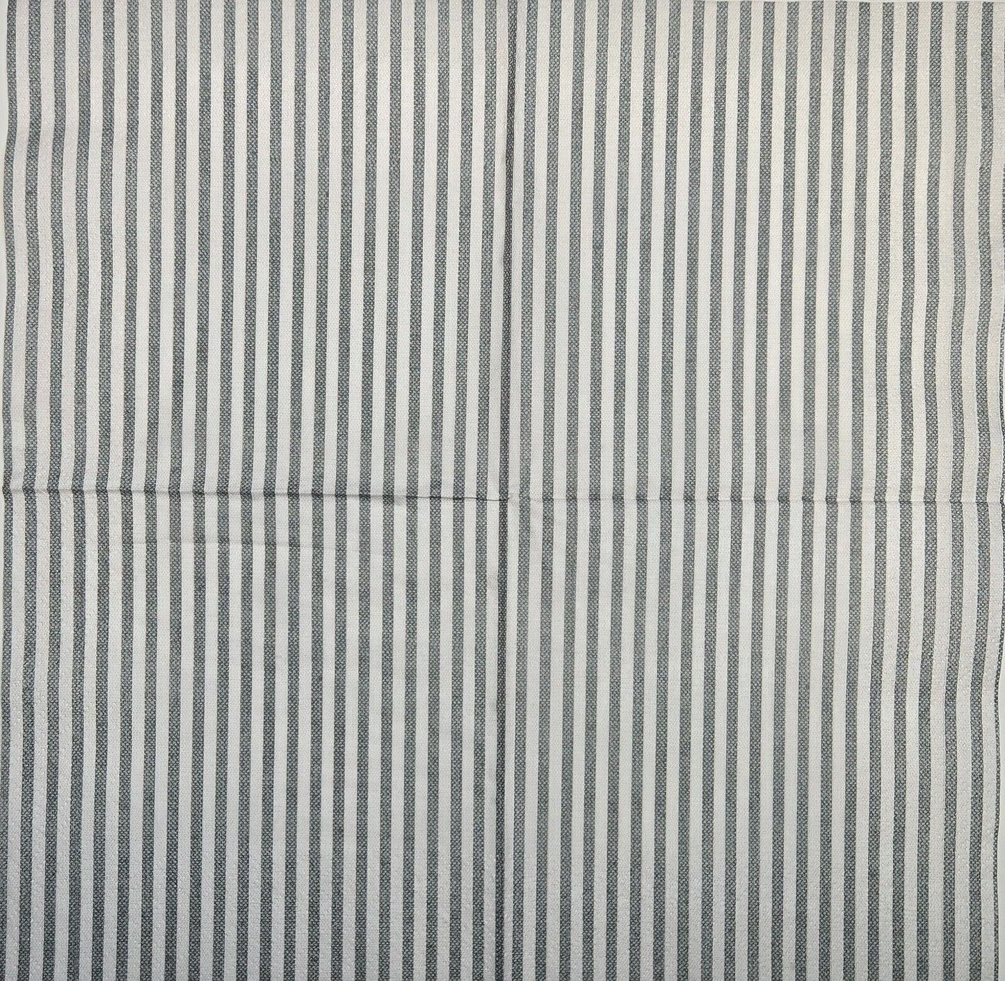 TWO Individual Paper Lunch Decoupage Napkins - 2760 & Gray White Ticking Stripes