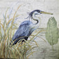 TWO Individual Paper Cocktail Decoupage Napkins - 2781 Great Blue Heron on Grass