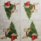 TWO Individual Paper Lunch Decoupage Napkins - 2517 Christmas Tree Mailbox