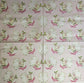 TWO Individual Paper Lunch Decoupage Napkins - 2518 Santas in the Pink