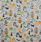 TWO Individual Paper Cocktail Decoupage Napkins - 2467 Fun Halloween Medley