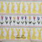 TWO Individual Paper Cocktail Decoupage Napkins - 2614 Spring Tulip Bunnies