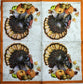 2 Individual Paper Lunch Decoupage Napkins -2507 Traditional Thanksgiving Turkey