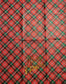 TWO Individual Paper Guest Decoupage Napkins - 2536 Merry Christmas Plaid Foil