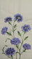 TWO Individual Paper Guest Decoupage Napkins - 2602 Blue Spring Flowers