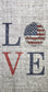 TWO Individual Paper Guest Decoupage Napkins - 2624 Patriotic Love