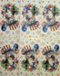 TWO Individual Paper Guest Decoupage Napkins - 2460 Patriotic Independence Kitty