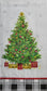 TWO Individual Paper Guest Decoupage Napkins - 2535 Plaid Christmas Tree