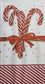 TWO Individual Paper Guest Decoupage Napkins - 2534 Candy Cane Bouquet