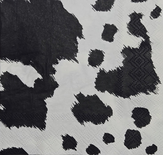 TWO Individual Paper Cocktail Decoupage Napkins - 2821 Nature's Animal Print
