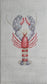 TWO Individual Paper Guest Decoupage Napkins - 2384 Patriotic American Lobster