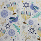 TWO Individual Paper Cocktail Decoupage Napkins - 2566 Hannukah Love and Light