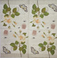 TWO Individual Paper Lunch Decoupage Napkins - 2797 Vintage Rose Twig Butterfly