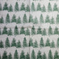 TWO Individual Paper Cocktail Decoupage Napkins - 2560 Green Pine Tree Forest