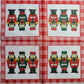 Two Individual Paper Cocktail Decoupage Napkins - 2547 Christmas Nutcrackers