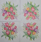 TWO Individual Paper Cocktail Decoupage Napkins - 2632 Summer Tulip Bouquet