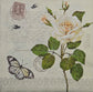 TWO Individual Paper Lunch Decoupage Napkins - 2797 Vintage Rose Twig Butterfly