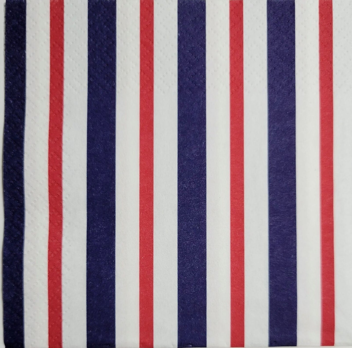 TWENTY Individual Paper, 3-ply Decoupage Napkins - Patriotic Theme Pack