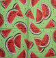 TWO Individual Paper Cocktail Decoupage Napkins - 2822 Watermelon Green