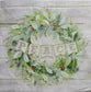 TWO Individual Paper Lunch Decoupage Napkins - 2513 Christmas Peace Wreath