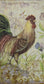 TWO Individual Paper Guest Decoupage Napkins - 2601 Vintage Proud Rooster