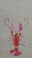 TWO Individual Paper Guest Decoupage Napkins - 2618 Red and Pink Lobster