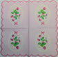 2 Individual Paper Cocktail Decoupage Napkins-2766 Dainty Scalloped Strawberries