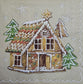 TWO Individual Paper Lunch Decoupage Napkins - 2595 Christmas Gingerbread House