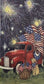 TWO Individual Paper Guest Decoupage Napkins - 2625 Old Glory Red Truck