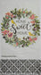 TWO Individual Paper Guest Decoupage Napkins - 2420 Home Sweet Home Wreath