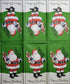 TWO Individual Paper Guest Decoupage Napkins - 2522 Merry Christmas Santa