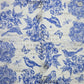 TWO Individual Paper Cocktail Decoupage Napkins - 2443 Blue Indigo Cotton Birds