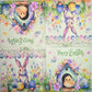 TWO Individual Paper Lunch Decoupage Napkins - 2636 Happy Easter Bunny and Chick