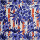 TWO Individual Paper Cocktail Decoupage Napkins - 2387 Blue Patriotic Flowers