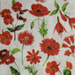 TWO Individual Paper Cocktail Decoupage Napkins - 2399 Mona's Red Floral