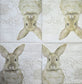 TWO Individual Paper Cocktail Decoupage Napkins - 2604 Cottontail Easter Bunny