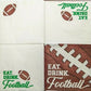 TWO Individual Paper Lunch Decoupage Napkins - 1823 Eat Drink Football