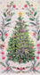 TWO Individual Paper Guest Decoupage Napkins - 2240 Merry Christmas Tree