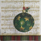 TWO Individual Paper Cocktail Decoupage Napkins - Musical Holiday Ornament 1081