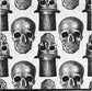 TWO Individual Paper Lunch Decoupage Napkins - 1703 Scary Skulls